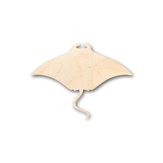 Unfinished Wood Manta Ray Shape - Ocean - Craft - up to 46" DIY