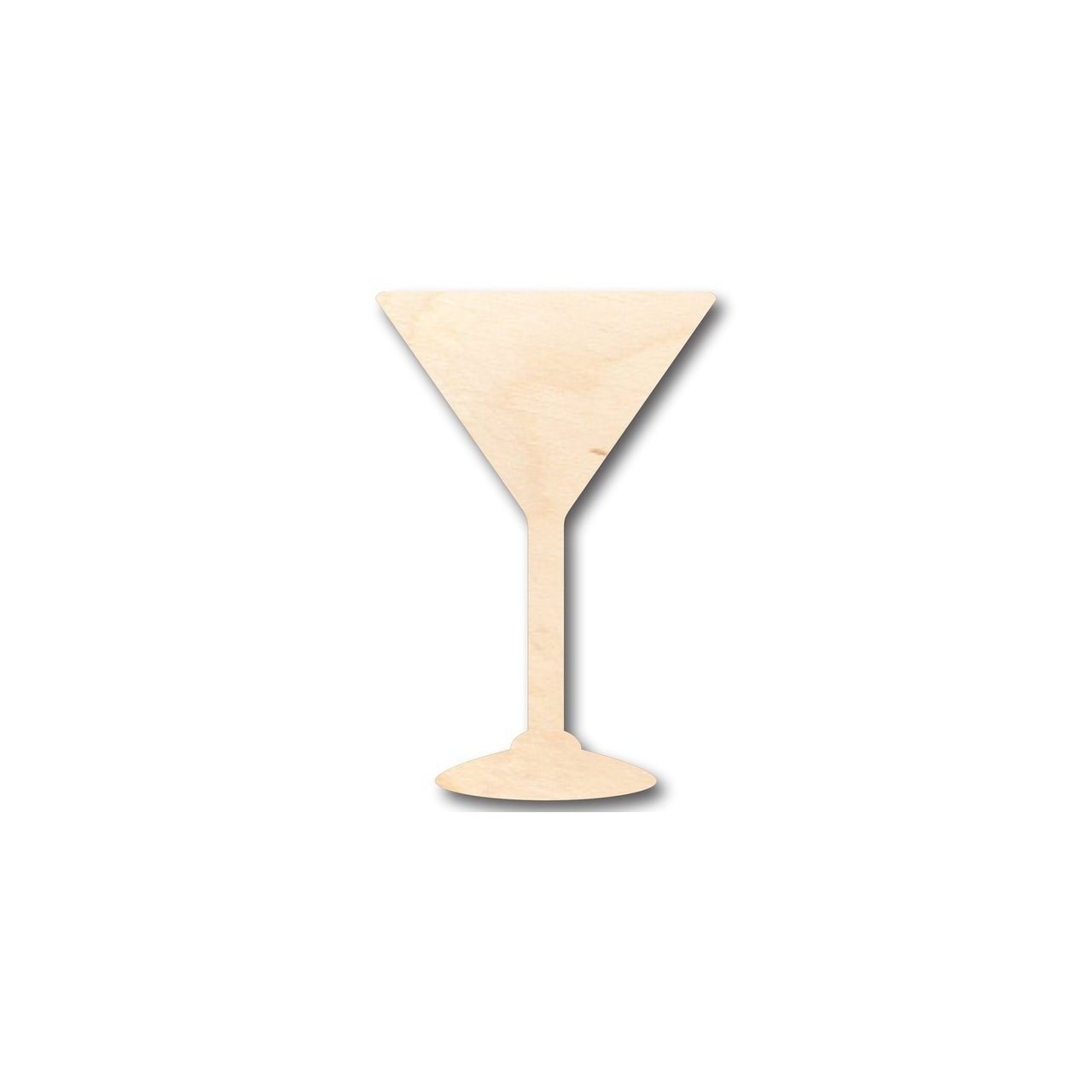 Unfinished Wood Martini Shape - Bar - Craft - up to 46" DIY