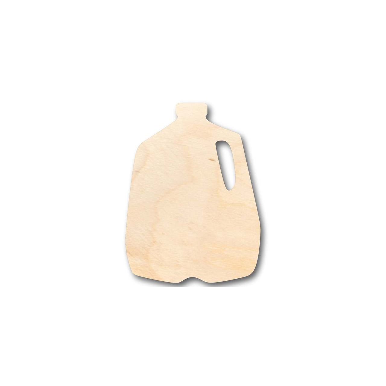 Unfinished Wood Milk Jug Shape - Kitchen - Food - Craft - up to 46" DIY