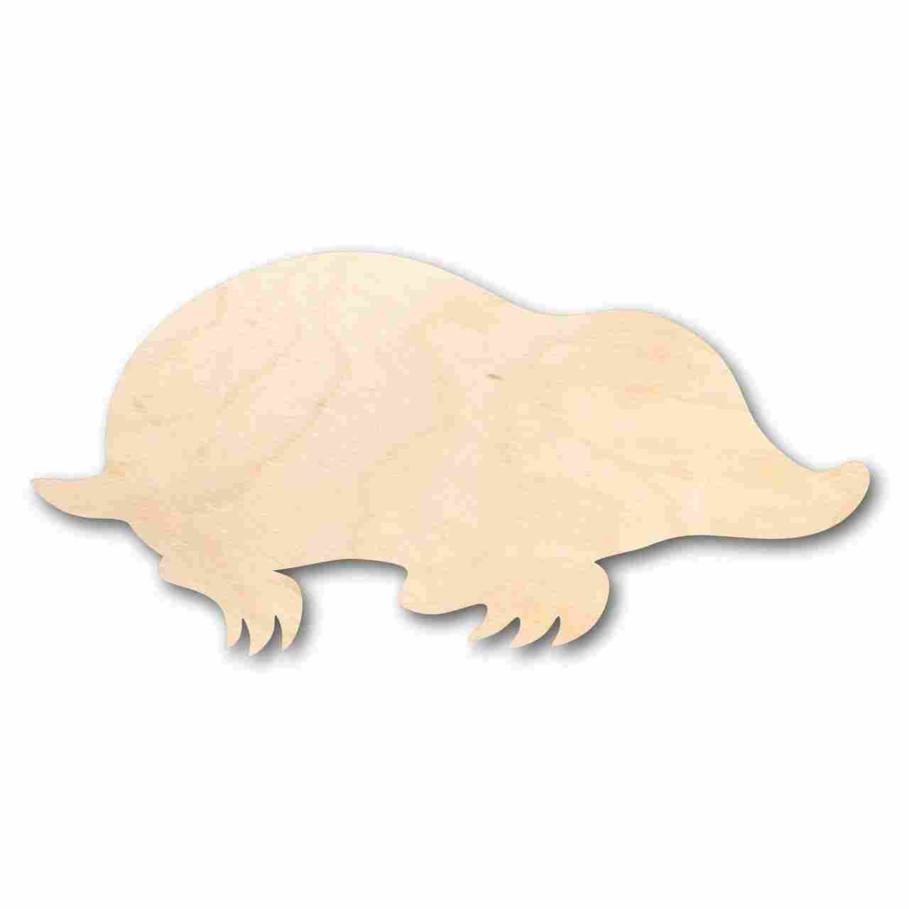 Unfinished Wood Mole Shape - Animal - Wildlife - Craft - up to 46" DIY
