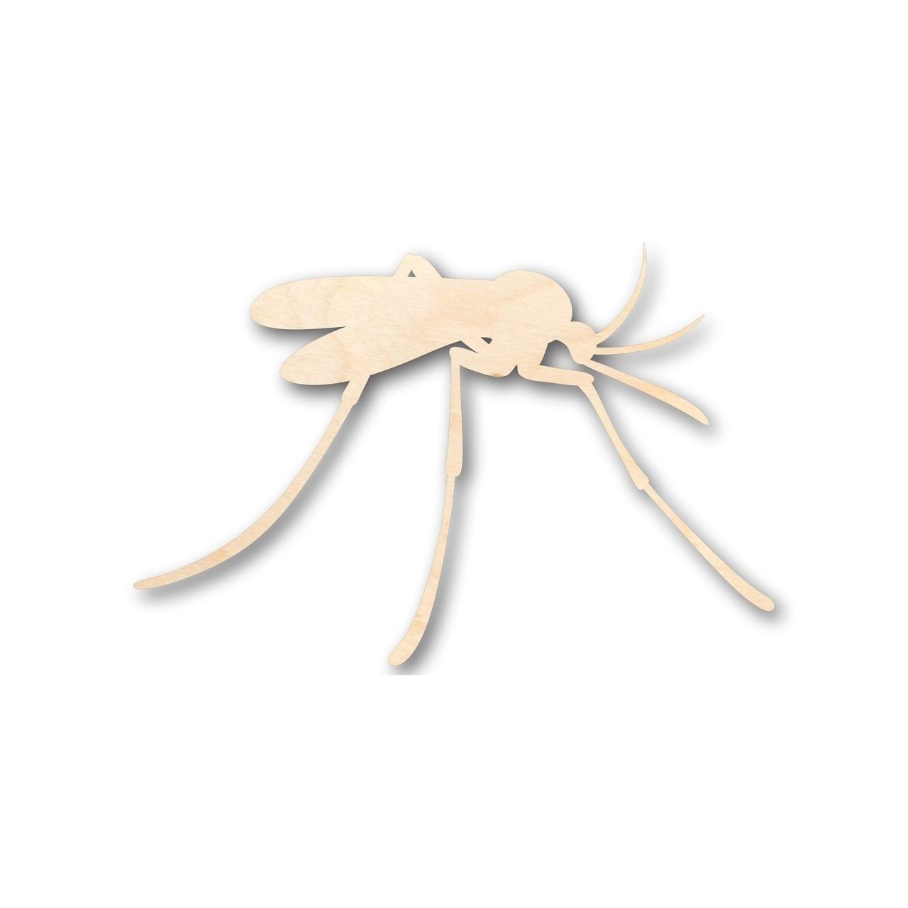 Unfinished Wood Mosquito Shape - Insect - Animal - Wildlife - Craft - up to 46" DIY