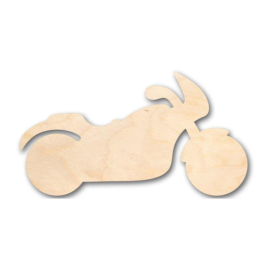 Unfinished Wood Motorcycle Shape - Biker - Craft - up to 46" DIY