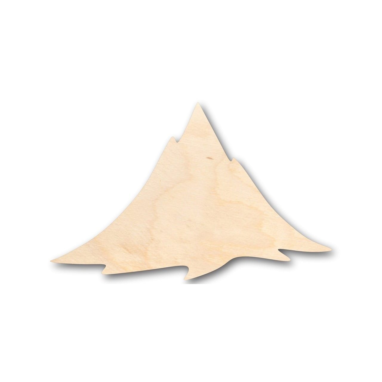 Unfinished Wood Mountain Shape - Nature - Craft - up to 46" DIY