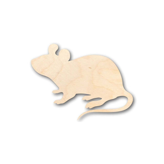 Unfinished Wood Mouse Shape - Animal - Wildlife - Craft - up to 46" DIY