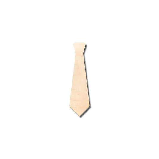Unfinished Wood Neck Tie Shape - Craft - up to 46" DIY