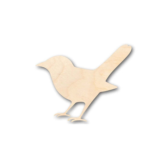 Unfinished Wood Nightingale Shape - Bird - Wildlife - Craft - up to 46" DIY
