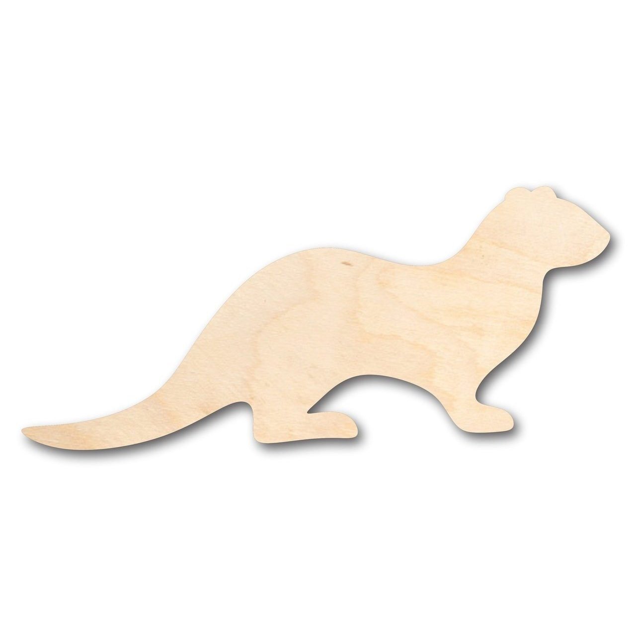 Unfinished Wood Otter Shape - Animal - Craft - up to 46" DIY