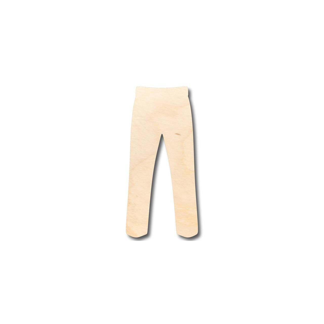 Unfinished Wood Pants Shape - Craft - up to 46" DIY