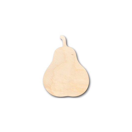 Unfinished Wood Pear Shape - Fruit - Craft - up to 46" DIY
