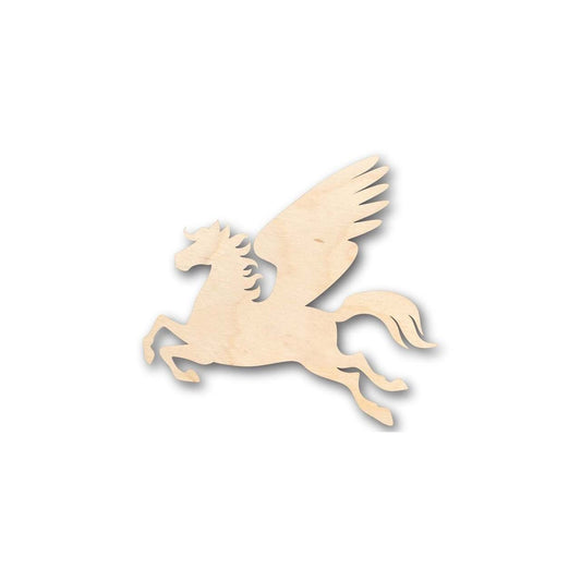 Unfinished Wood Pegasus Shape - Mythical - Beast - Craft - up to 46" DIY