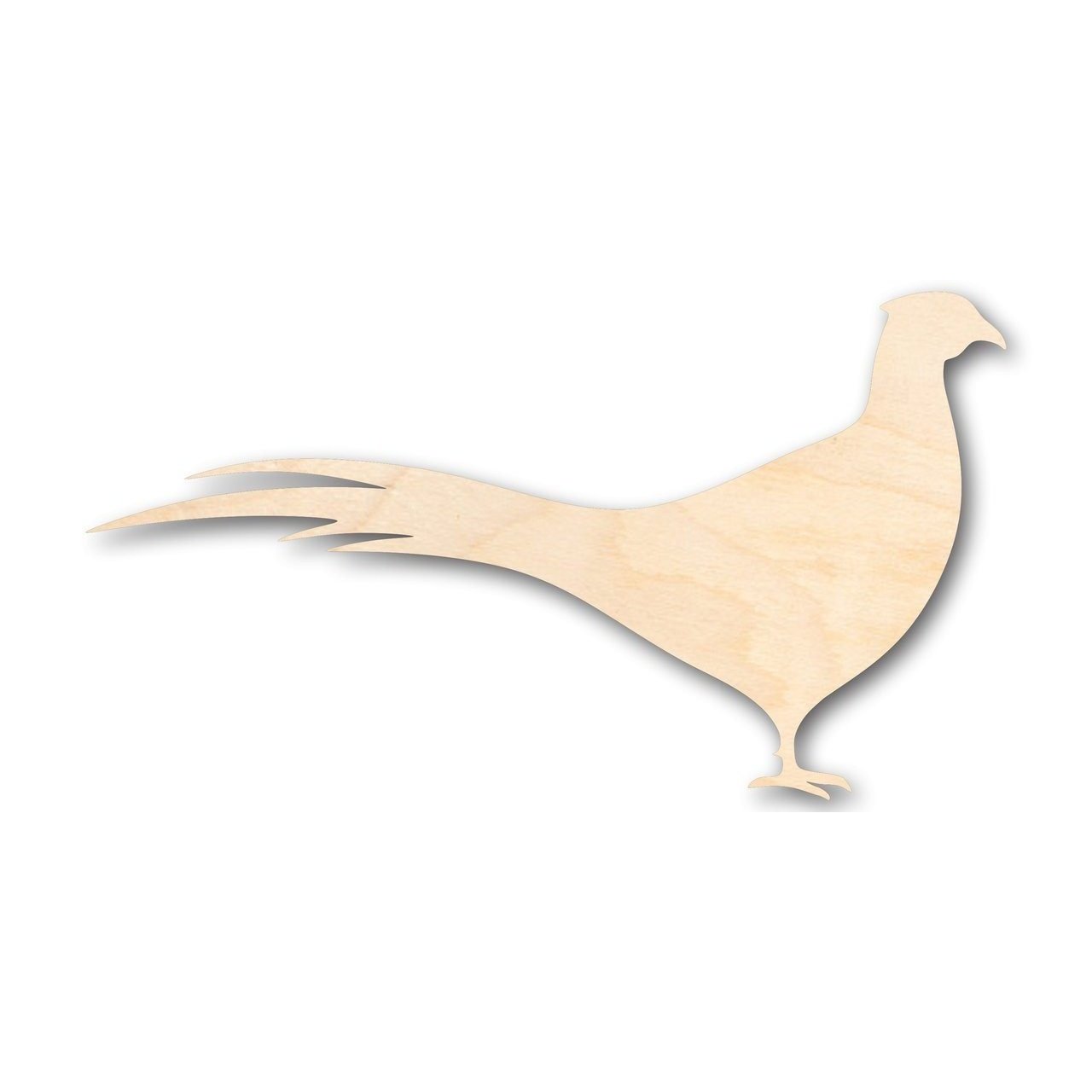 Unfinished Wood Pheasant Shape - Animal - Wildlife - Hunting - Craft - up to 46" DIY