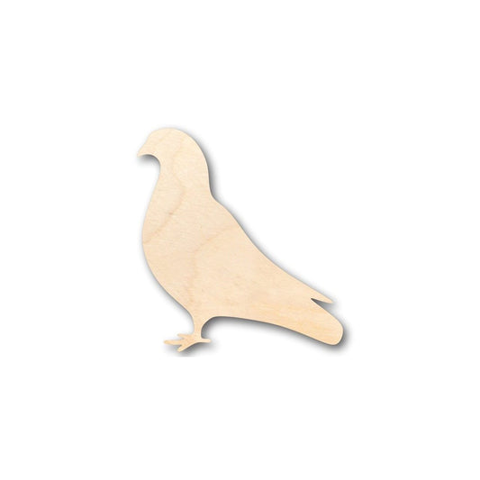 Unfinished Wood Pigeon Shape - Bird - Wildlife - Craft - up to 46" DIY