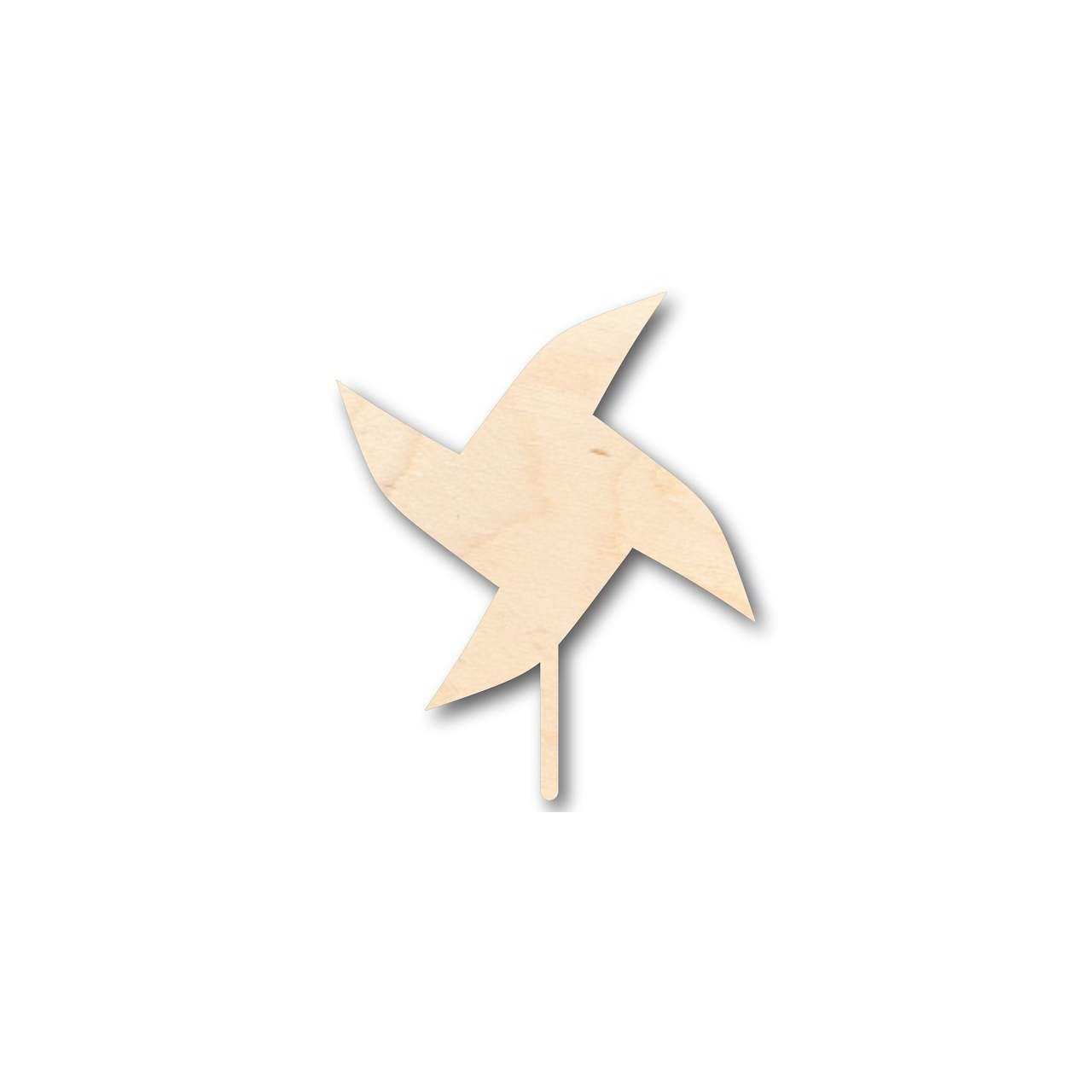 Unfinished Wood Pinwheel Shape - Yard Decor - Craft - up to 46" DIY