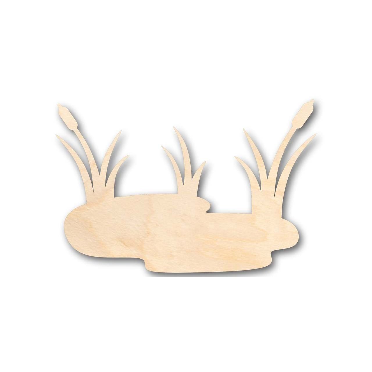 Unfinished Wood Pond Shape - Nature - Craft - up to 46" DIY