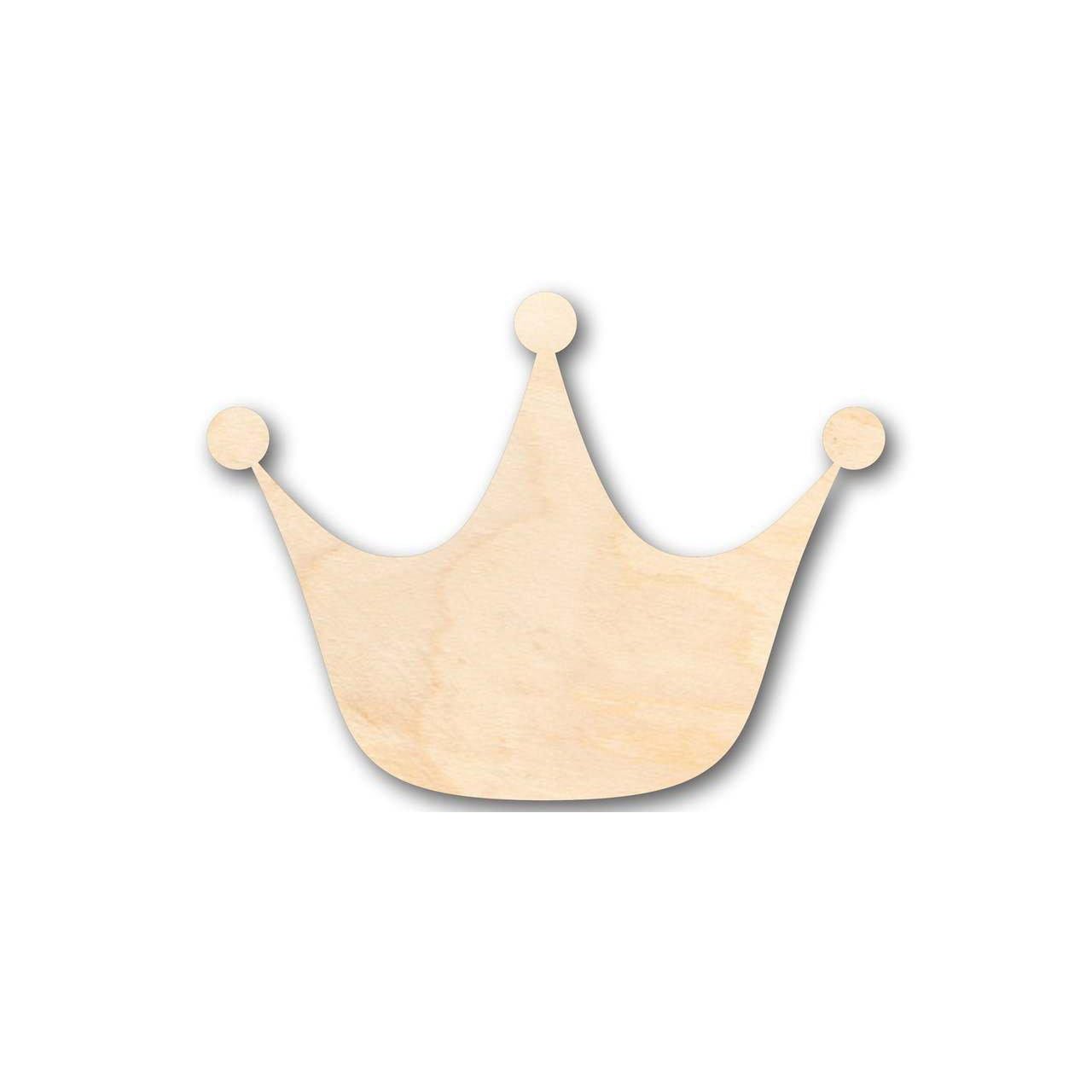 Unfinished Wood Princess Crown Shape - Royalty - Craft - up to 46" DIY