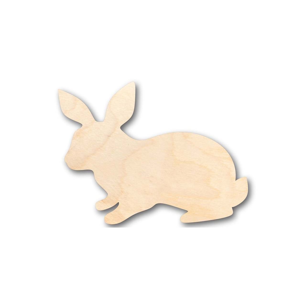 Unfinished Wood Rabbit Shape - Animal - Craft - up to 46" DIY