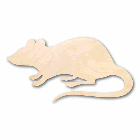Unfinished Wood Rat Shape - Animal - Wildlife - Craft - up to 46" DIY