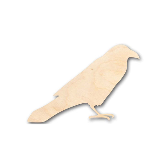 Unfinished Wood Raven Shape - Bird - Wildlife - Craft - up to 46" DIY