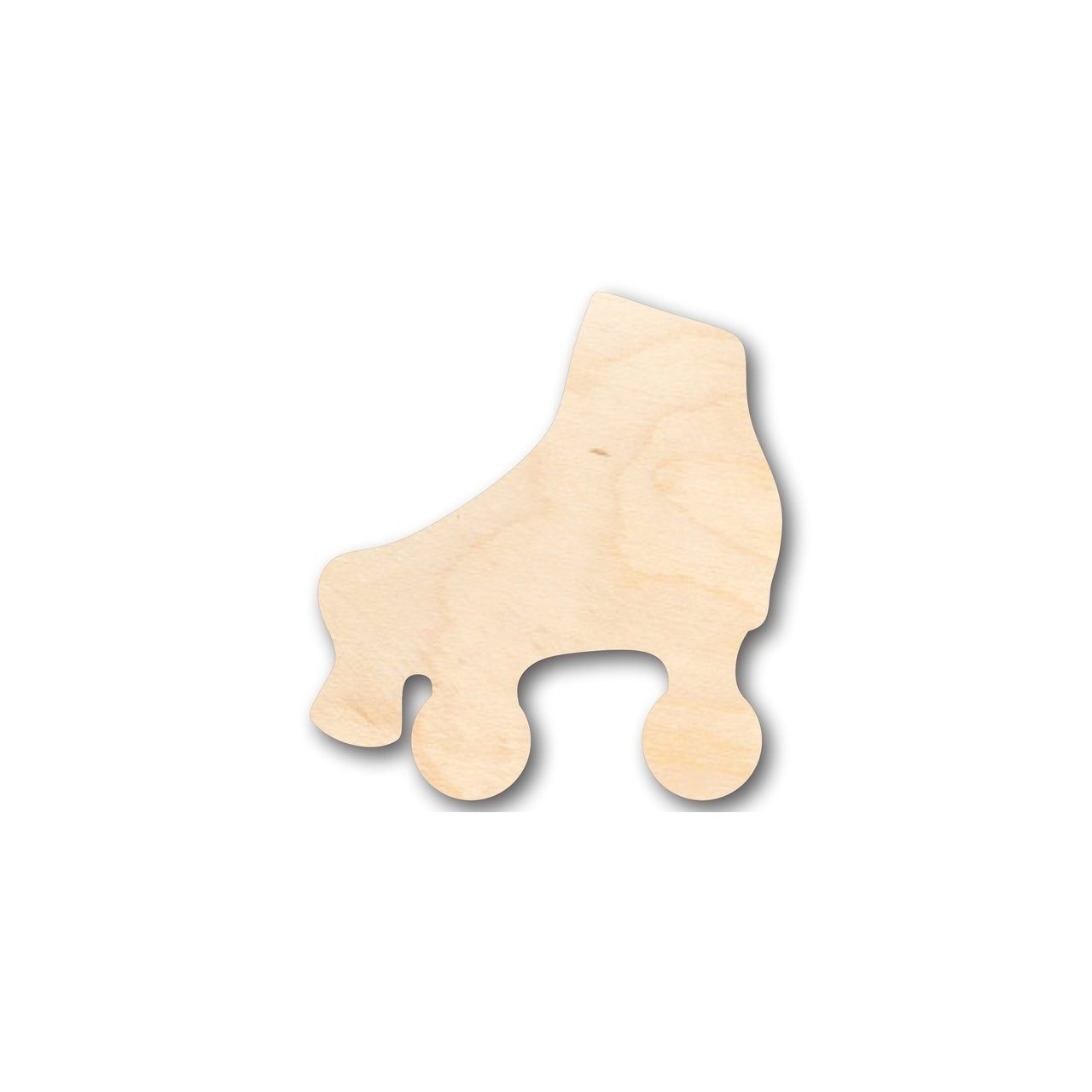 Unfinished Wood Roller Skate Shape - Craft - up to 46" DIY