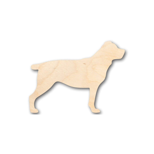 Unfinished Wood Rottweiler Dog Shape - Animal - Pet - Craft - up to 46" DIY