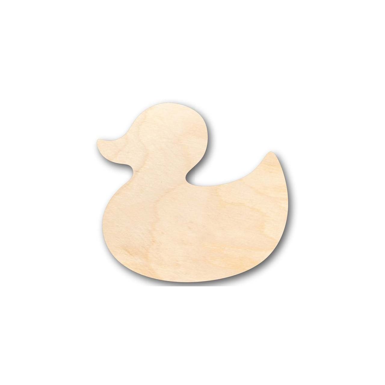 Unfinished Wood Rubber Duck Shape - Bath Time - Nursery Decor - Craft- up to 46" DIY