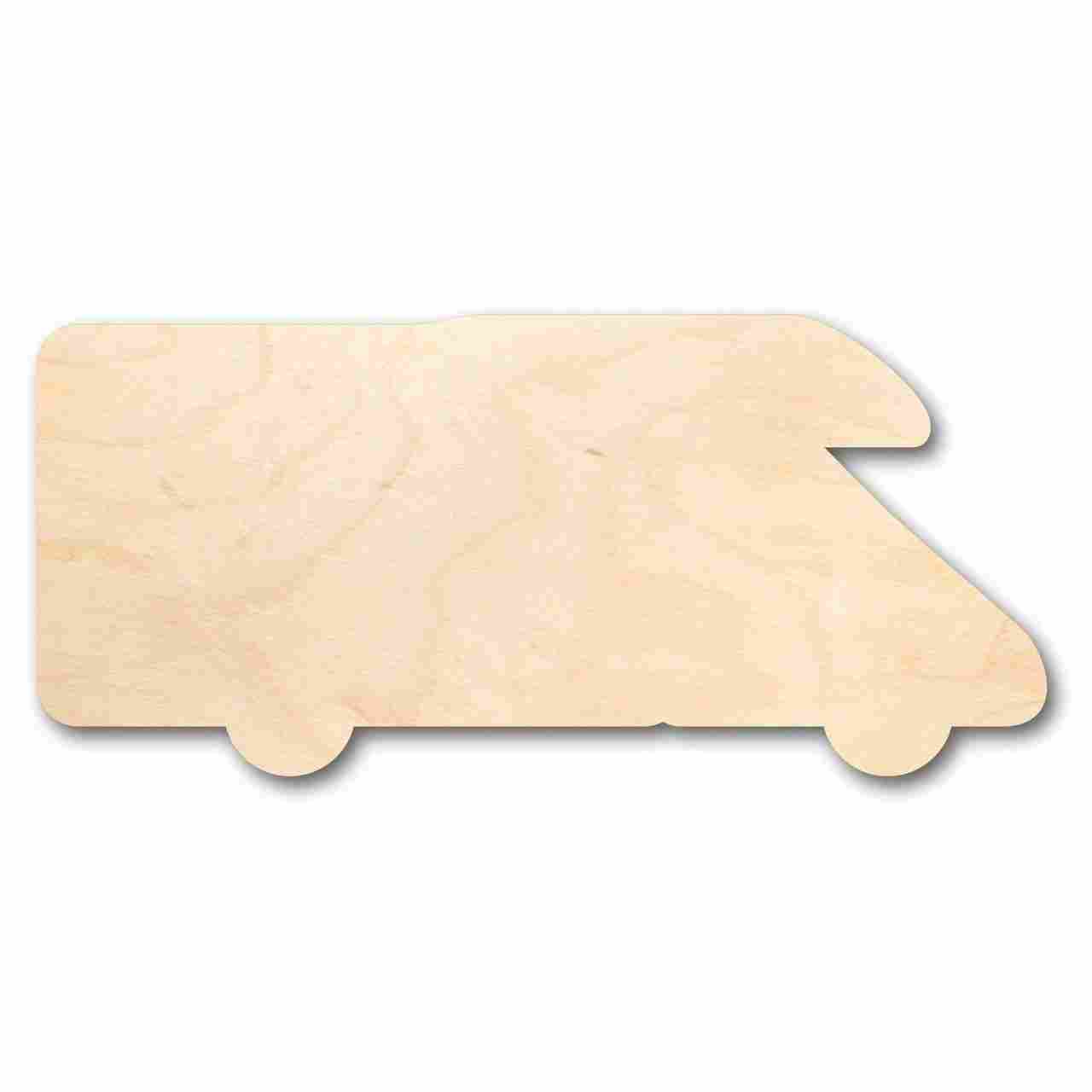 Unfinished Wood RV Shape - Camping - Craft - up to 46" DIY
