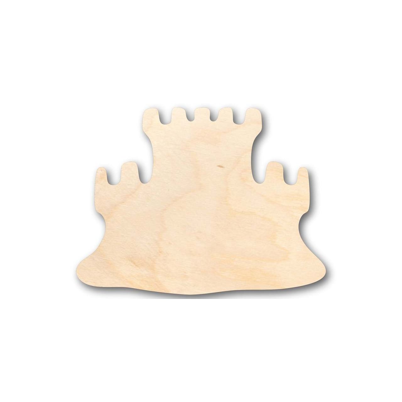 Unfinished Wood Sandcastle Shape - Ocean - Beach - Nursery - Craft - up to 46" DIY