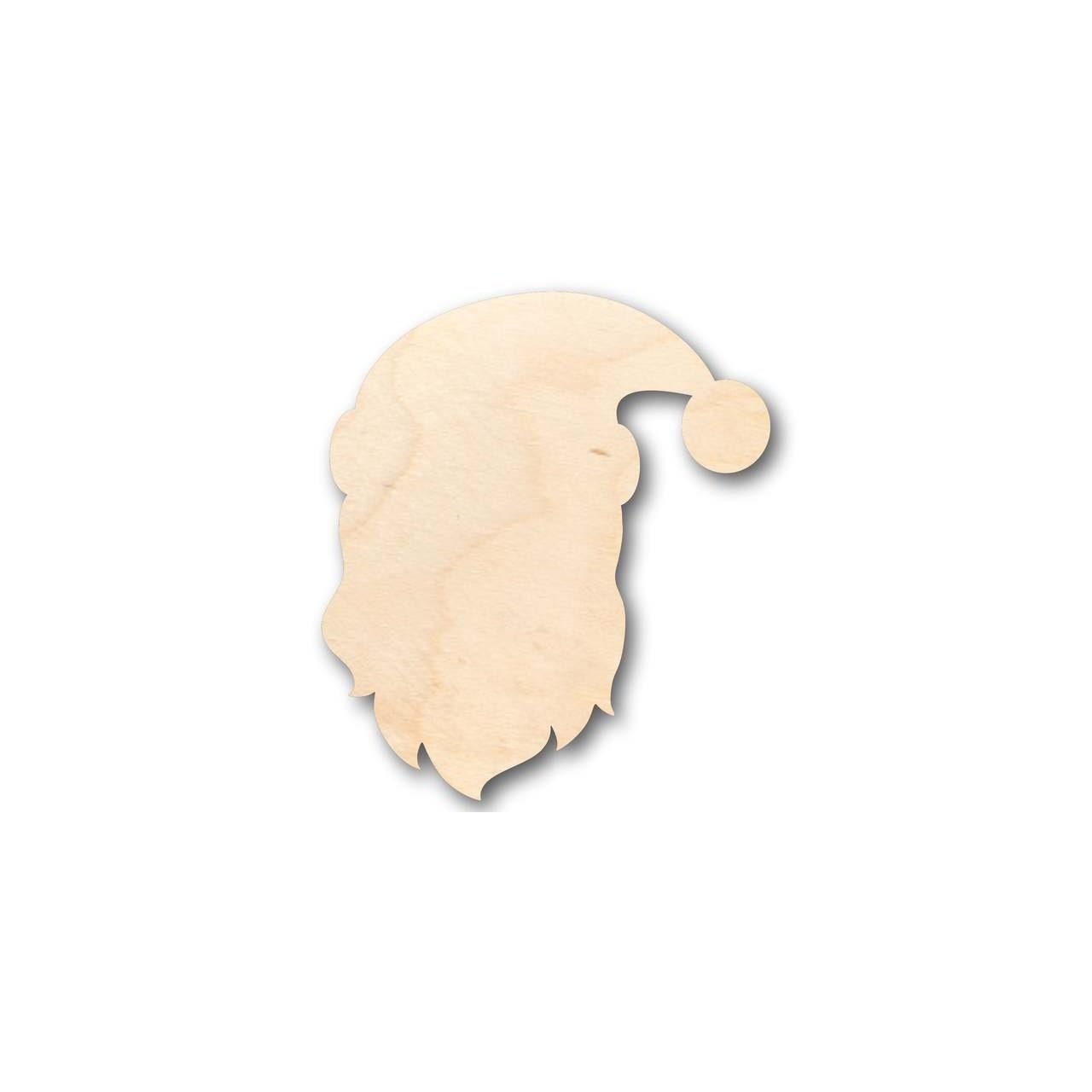 Unfinished Wood Santa Claus Head Shape - Christmas - Ornament - Craft - up to 46" DIY
