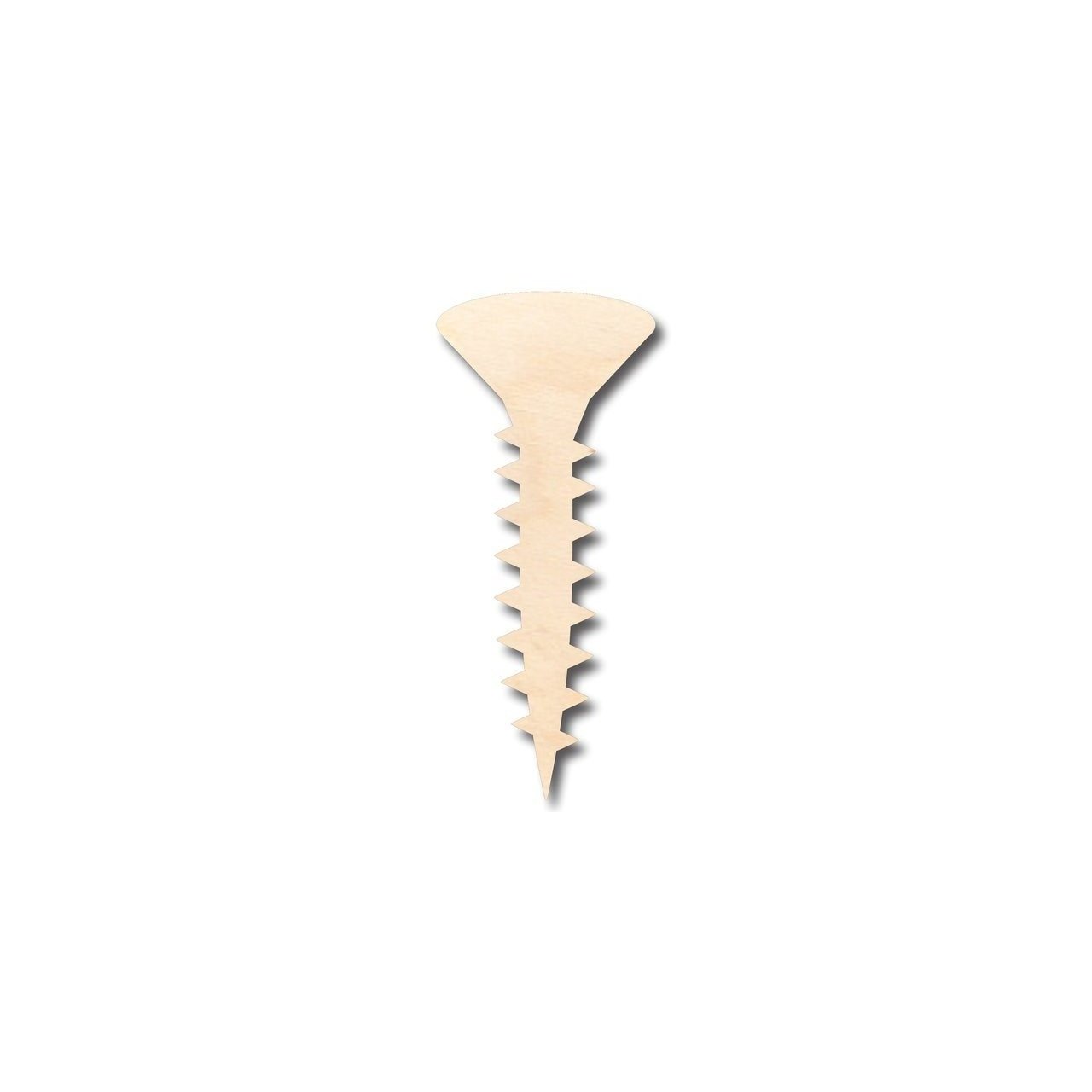 Unfinished Wood Screw Shape - Tool - Craft - up to 46" DIY