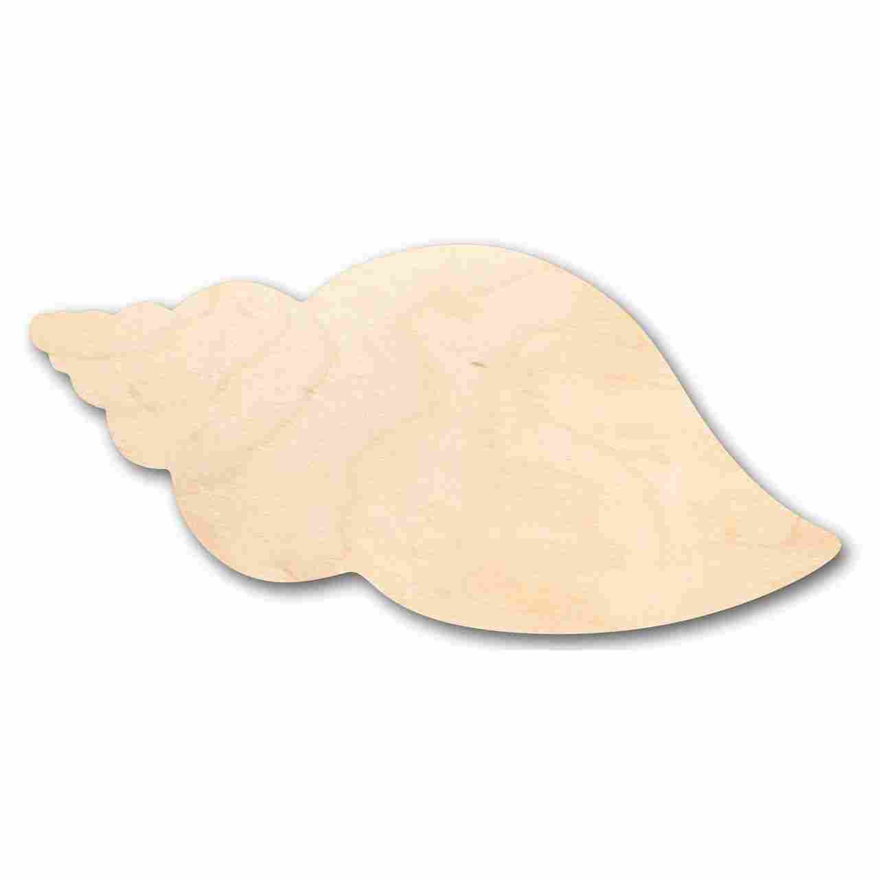 Unfinished Wood Seashell Shape - Ocean - Beach - Nursery - Craft - up to 46" DIY