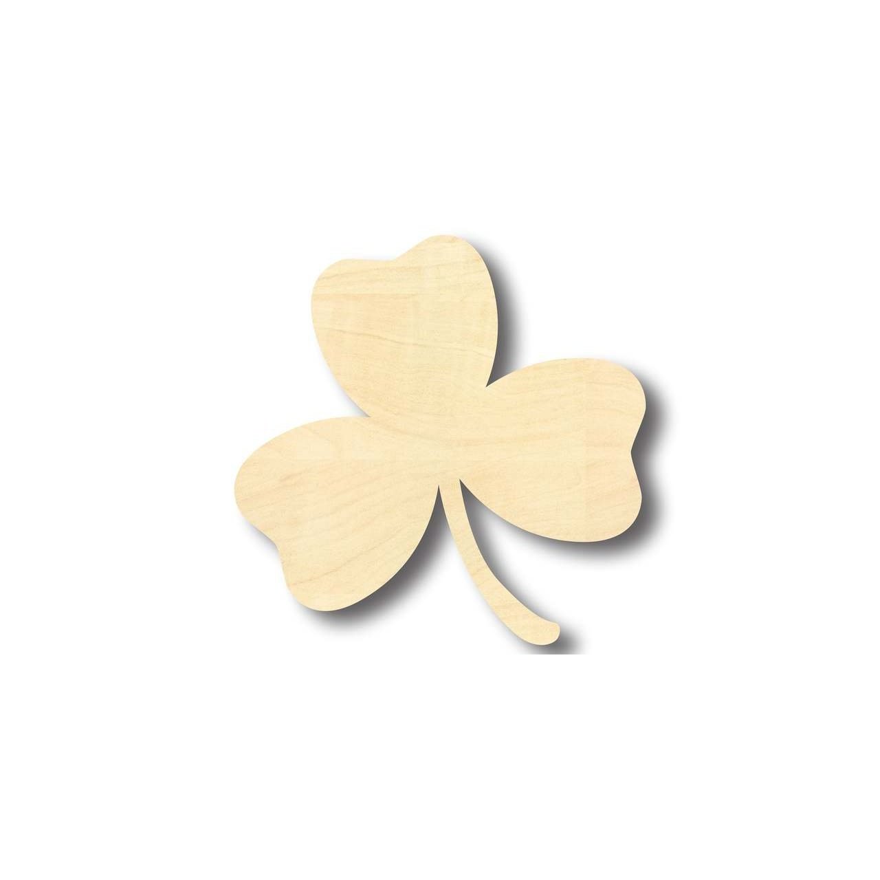 Unfinished Wood Shamrock Shape - St Patrick's - Craft - up to 46" DIY
