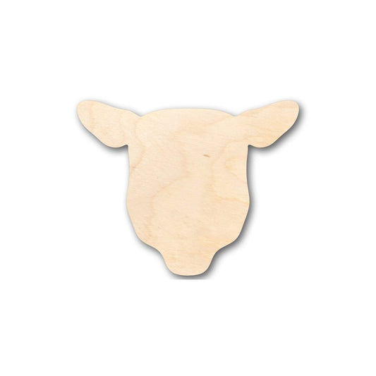 Unfinished Wood Sheep Head Shape - Farm Animal - Craft - up to 46" DIY