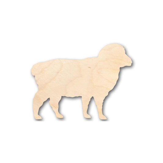 Unfinished Wood Sheep Shape - Farm Animal - Craft - up to 46" DIY