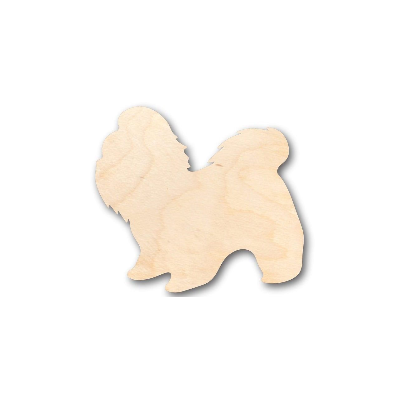 Unfinished Wood Shih Tzu Dog Shape - Animal - Pet - Craft - up to 46" DIY