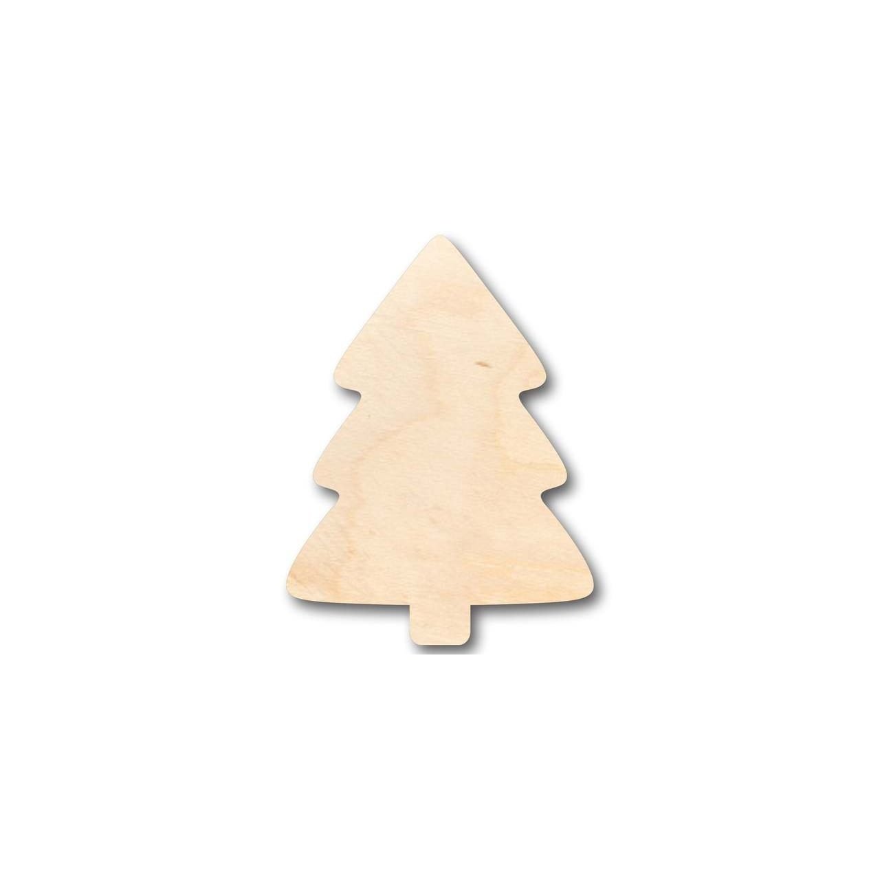 Unfinished Wood Simple Christmas Tree Shape - Craft - up to 46" DIY