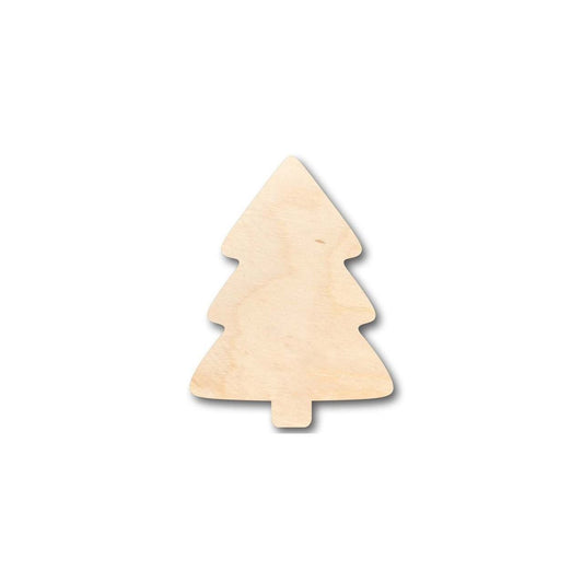Unfinished Wood Simple Christmas Tree Shape - Craft - up to 46" DIY