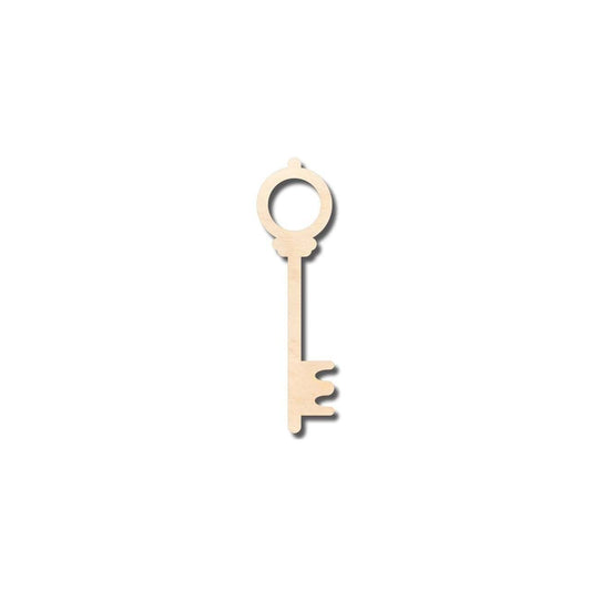 Unfinished Wood Skeleton Key Shape - Craft - up to 46" DIY