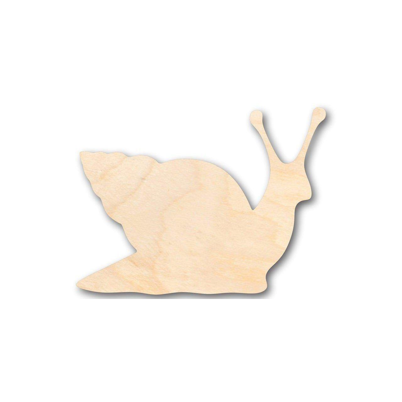 Unfinished Wood Snail Shape - Insect - Animal - Wildlife - Craft - up to 46" DIY
