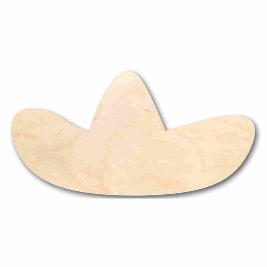 Unfinished Wood Sombrero Shape - Craft - up to 46" DIY