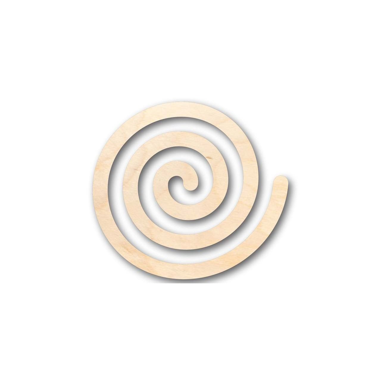 Unfinished Wood Spiral Shape - Craft - up to 46" DIY