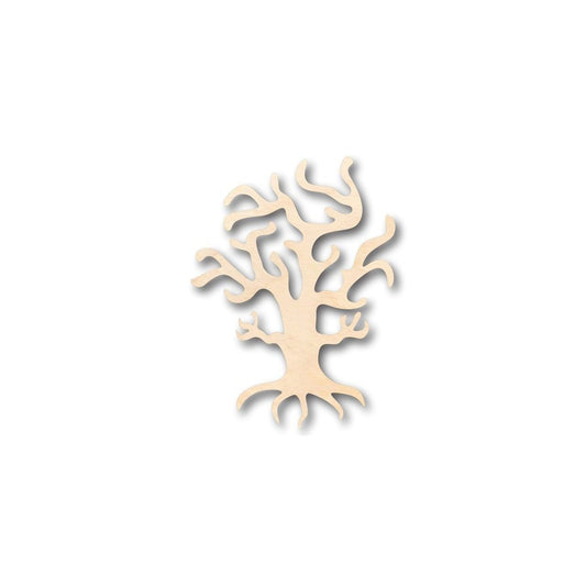 Unfinished Wood Spooky Tree Shape - Halloween - Craft - up to 46" DIY