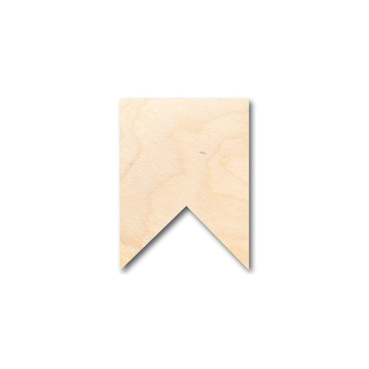 Unfinished Wood Square Bunting Shape - Craft - up to 46" DIY