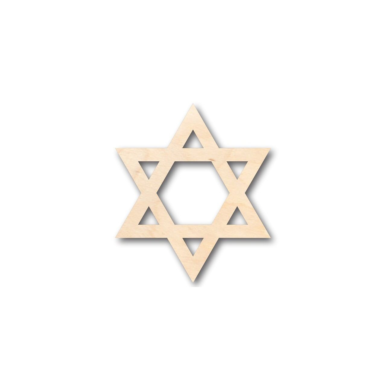 Unfinished Wood Star of David Israel Shape - Hanukkah - Craft - up to 46" DIY