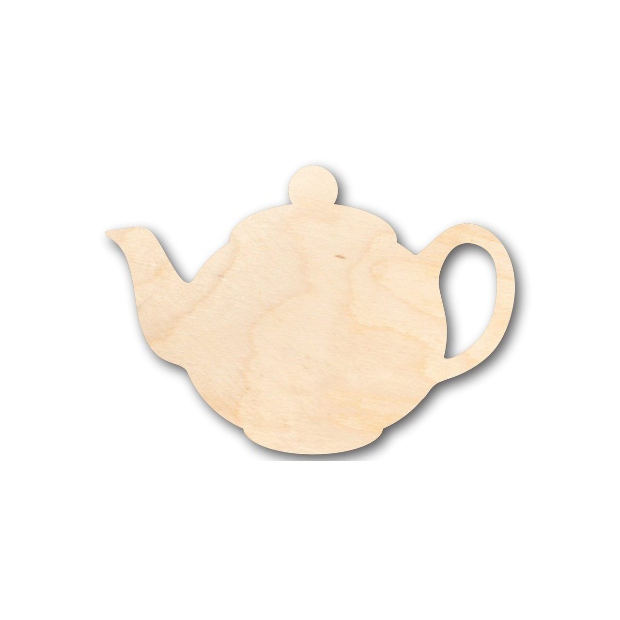 Unfinished Wood Teapot Shape - Kitchen - Craft - up to 46" DIY