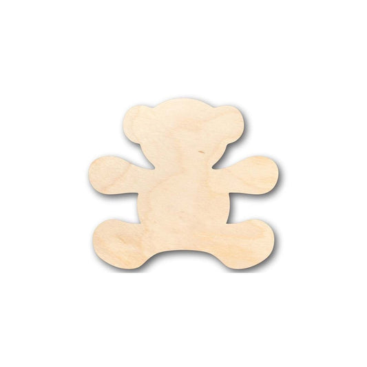 Unfinished Wood Teddy Bear Shape - Craft - up to 46" DIY