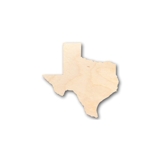 Unfinished Wood Texas Shape - State - Craft - up to 46" DIY