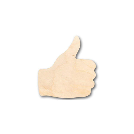 Unfinished Wood Thumbs Up Shape - Craft - up to 46" DIY