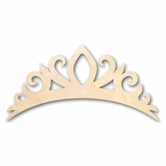 Unfinished Wood Tiara Crown Shape - Royalty - Craft - up to 46" DIY