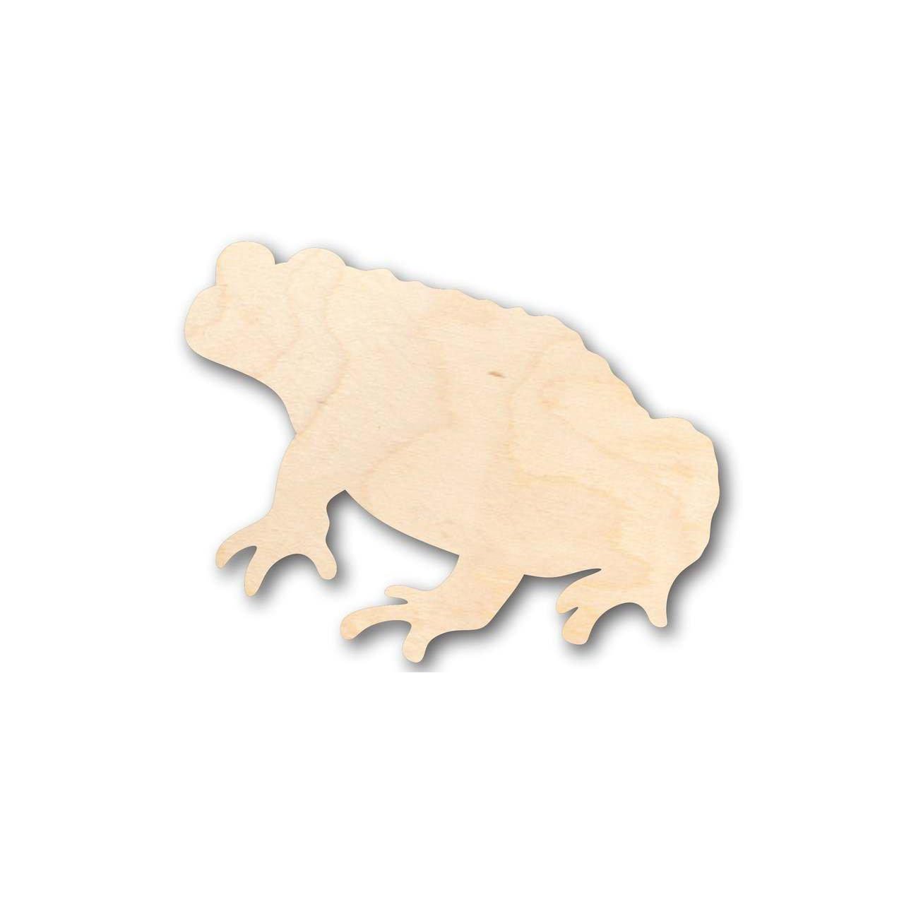 Unfinished Wood Toad Shape - Animal - Craft - up to 46" DIY