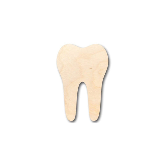 Unfinished Wood Tooth Shape - Tooth Fairy - Dentist - Craft - up to 46" DIY